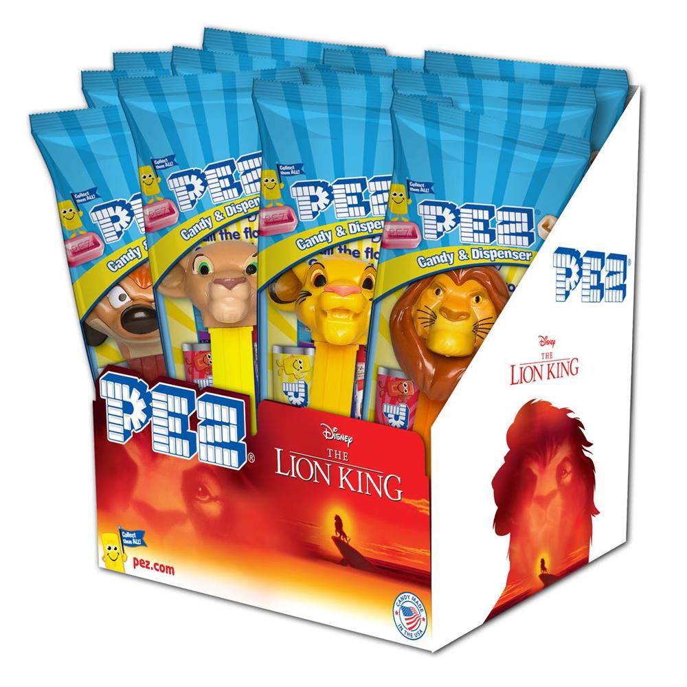 Pez Poly Pack Assortment Lion King 12/12ct 0.58oz