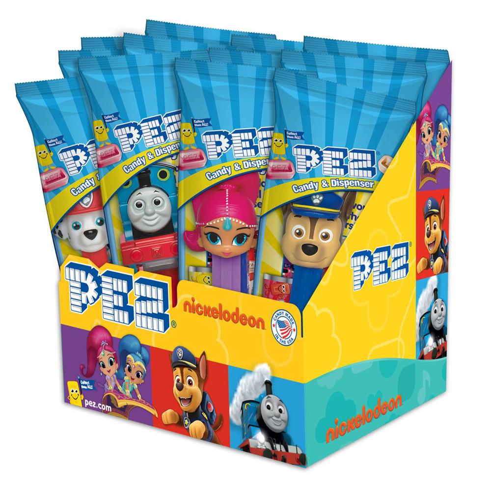 Pez Poly Pack Nick Jr Assortment .58oz .12/12ct