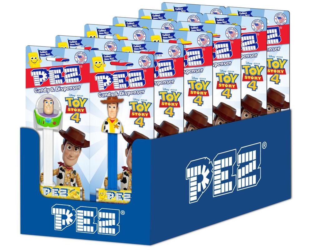 Pez Blister Packs Toy Story Assortment 3/12ct 0.87oz