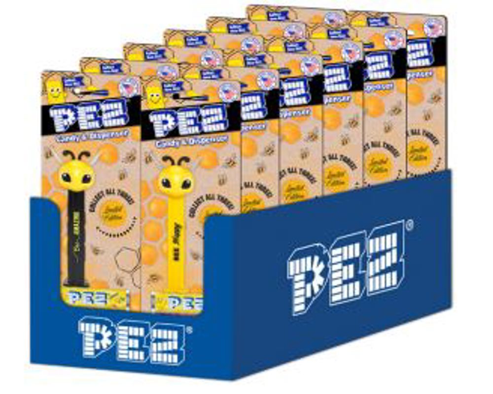 Pez Blister Pack PEZ Bee Assortment  .87oz 3/12ct