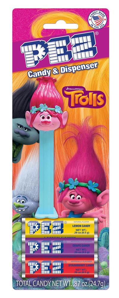 Pez Blister Packs Trolls Assortment 3/12ct 0.87oz