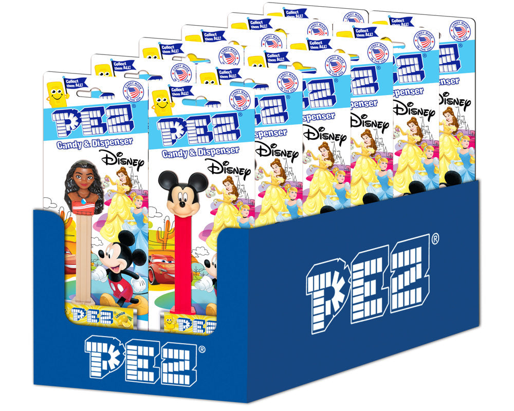 Pez Blister Pack Best of Disney Pixar  .87oz 3/12ct