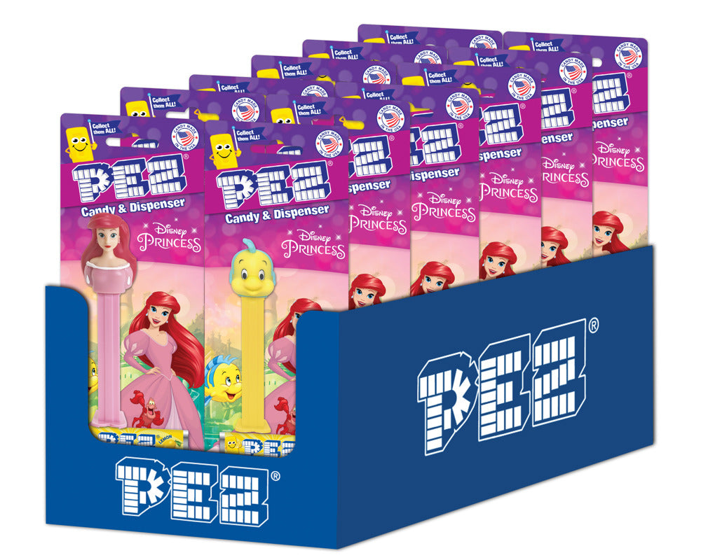 Pez Blister Pack Little Mermaid Assortment  .87oz 3/12ct