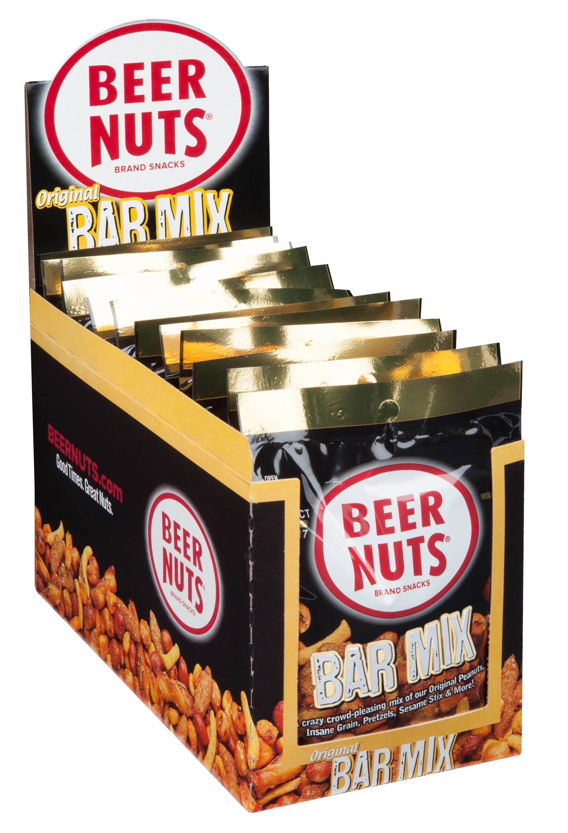 BEER NUTS Bags Original Bar Mix Bag 1.9oz DRC 4/12ct