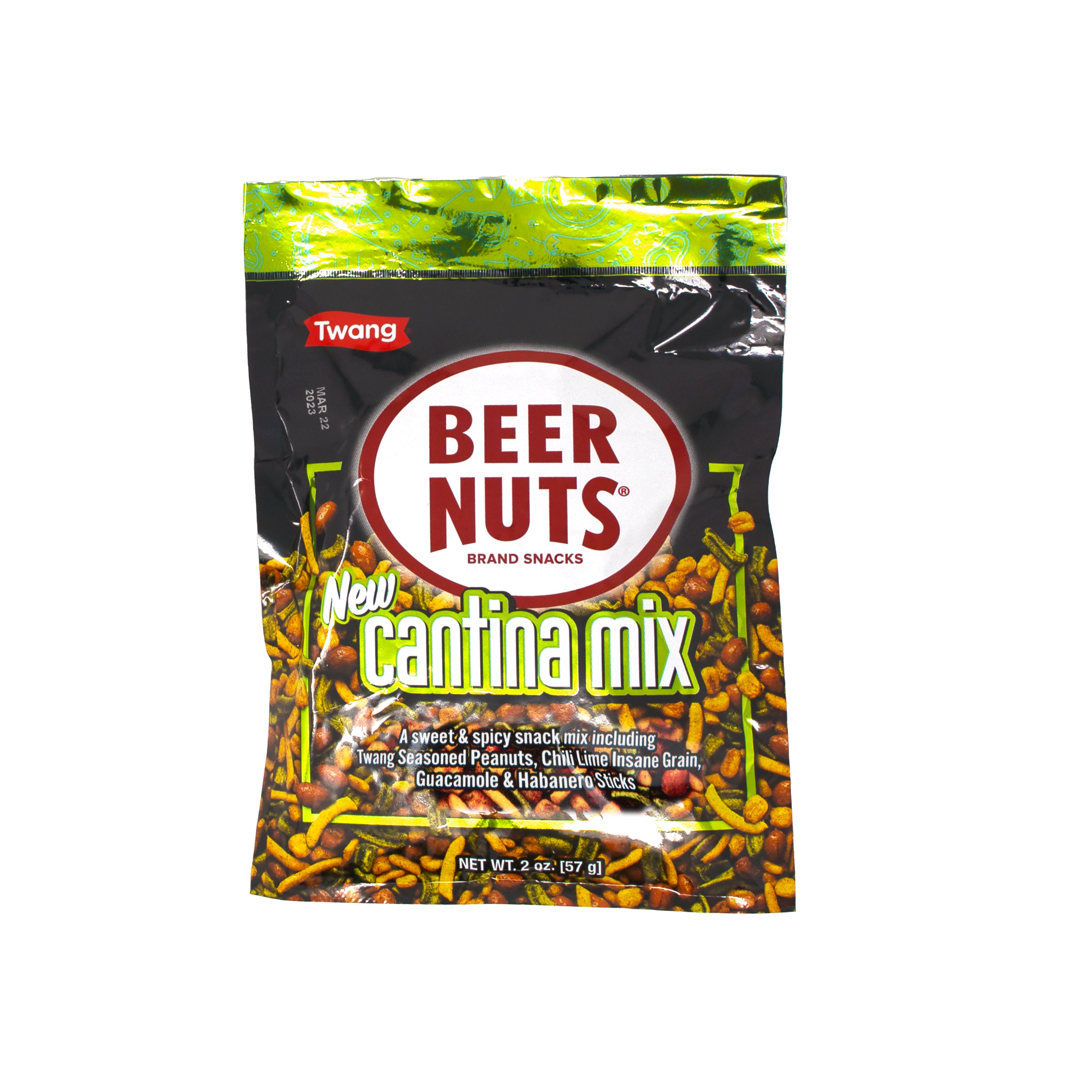 BEER NUTS Bags Cantina Mix w/Twang 2oz DRC 4/12ct