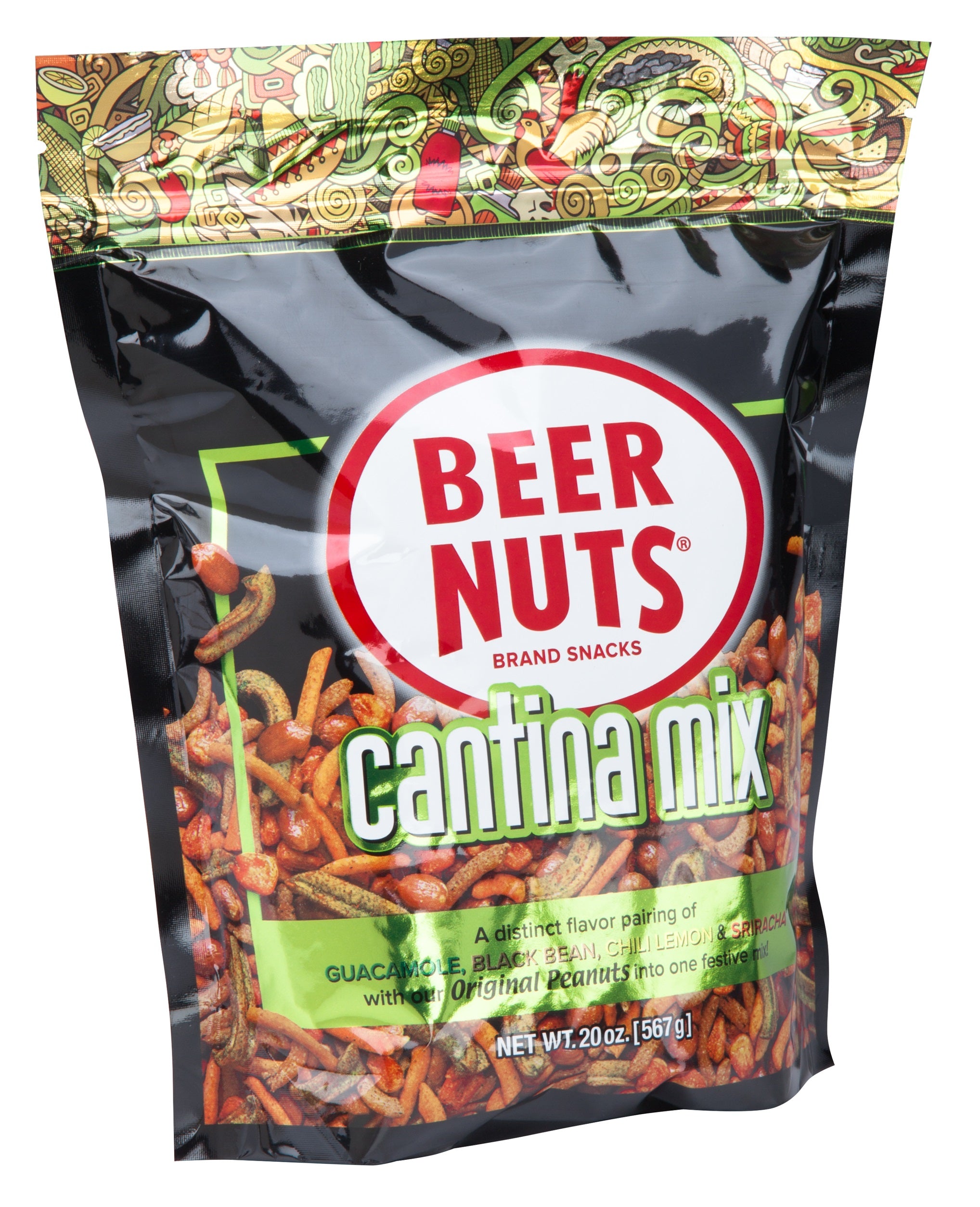 BEER NUTS SUP Cantina Mix w/Twang 20oz DRC 1/8ct