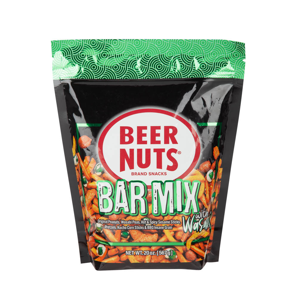 BEER NUTS Bar Mix with Wasabi 20 oz. DRC SUP Bag 1/8ct