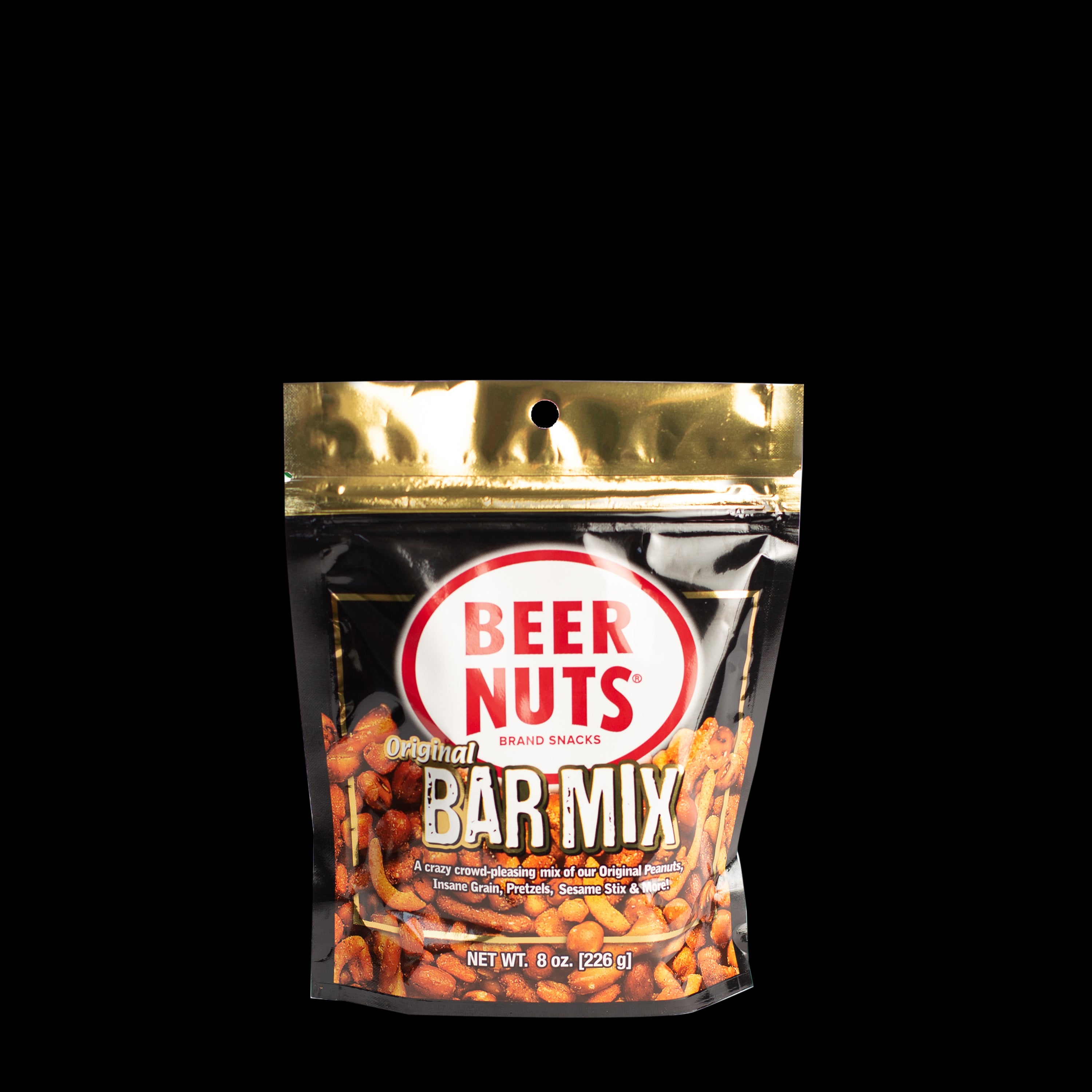 BEER NUTS Original Bar Mix 8oz Resealable SUP 1/12ct