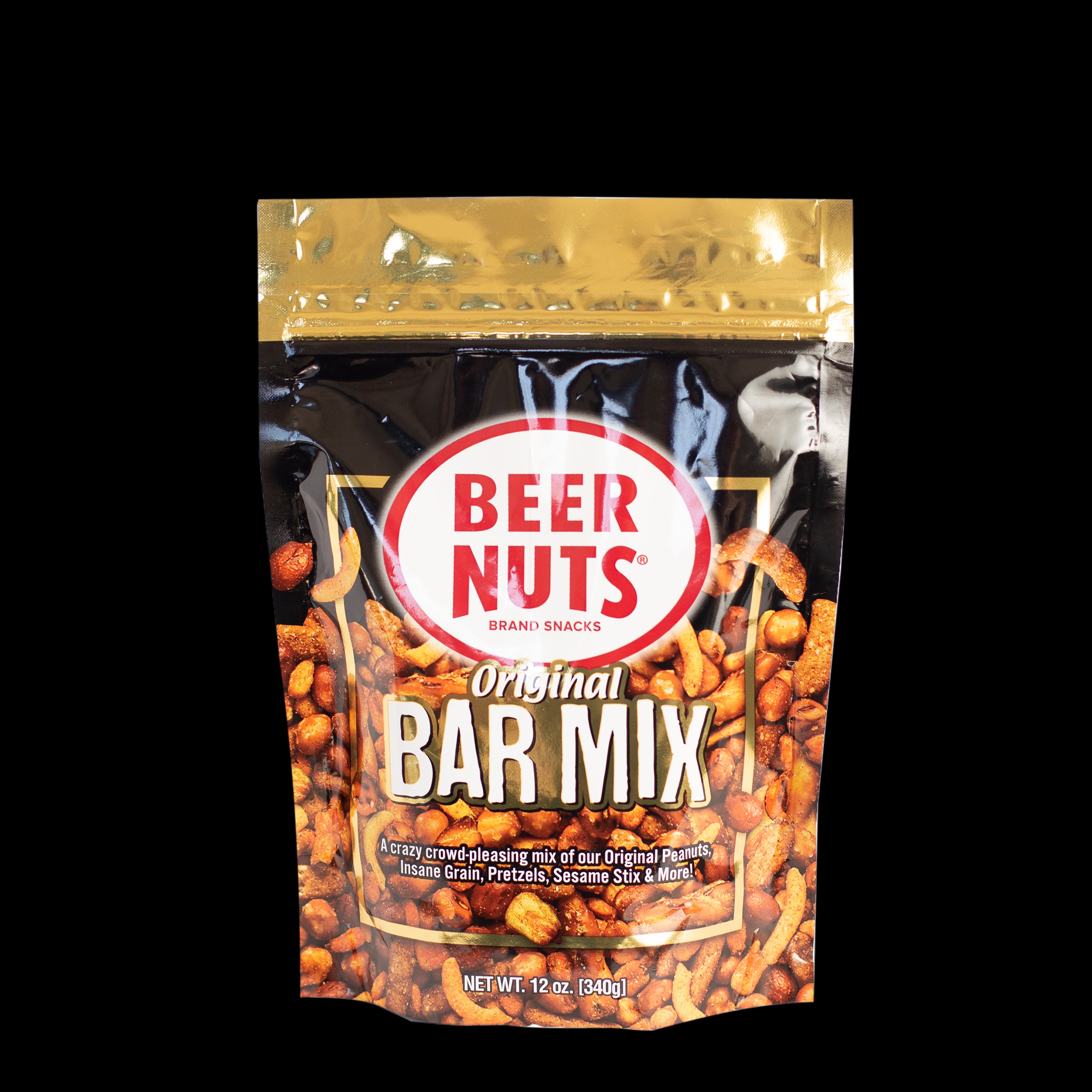 BEER NUTS Original Bar Mix 12oz Resealable SUP 1/12ct