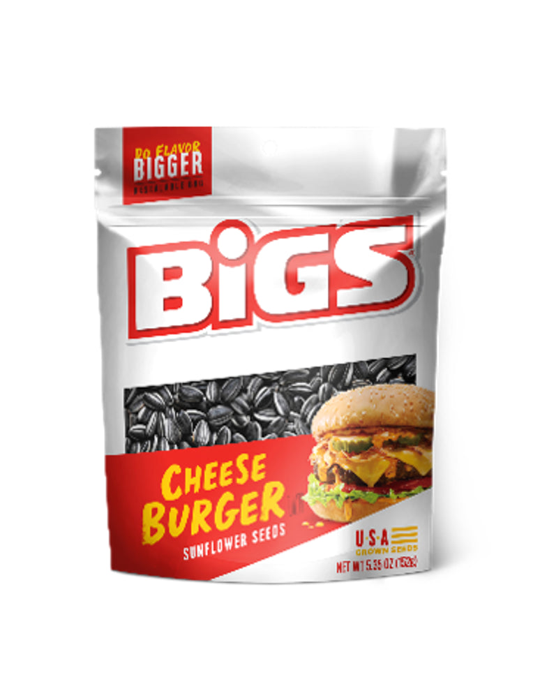 Big's Sunflower Seeds Cheeseburger Bag 5.35oz 1/12ct