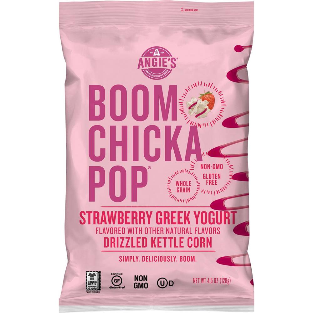 Boom Chicka Pop Strawbry Greek Yogurt KettleCorn 4.5z 1/12ct