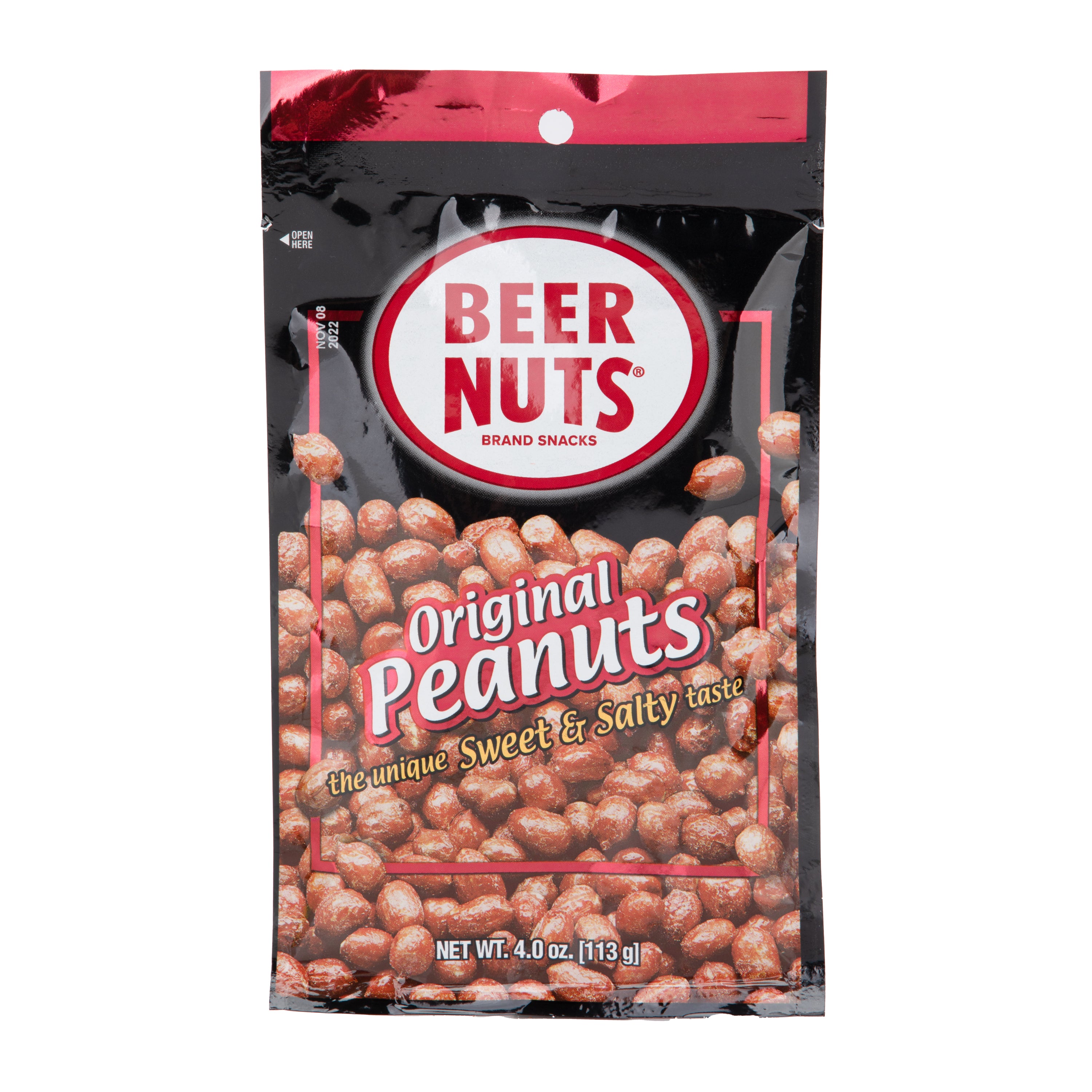 BEER NUTS Original Peanut 4oz Bag (Loose) 1/12ct