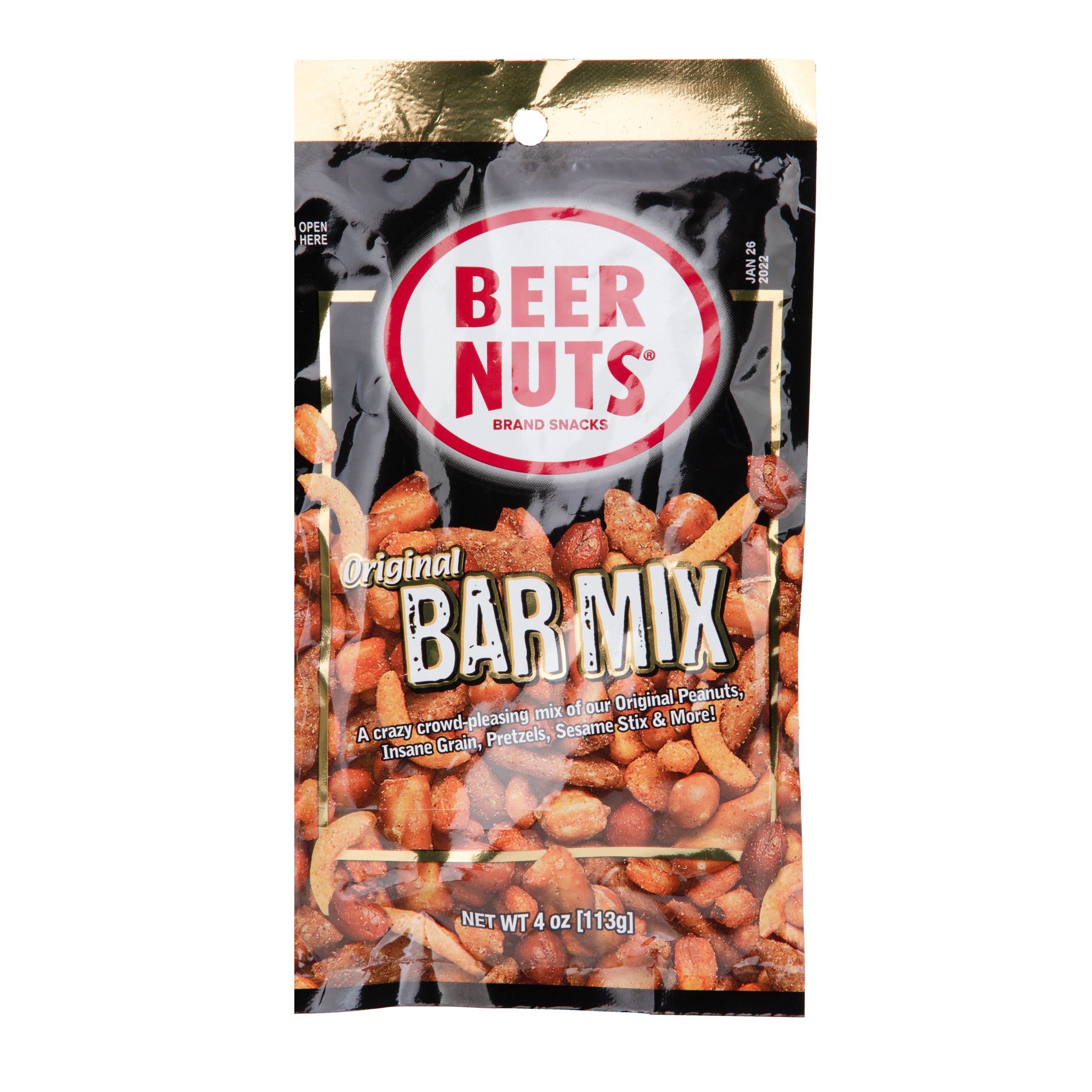 BEER NUTS Original Bar Mix 4oz Bag (Loose) 1/12ct