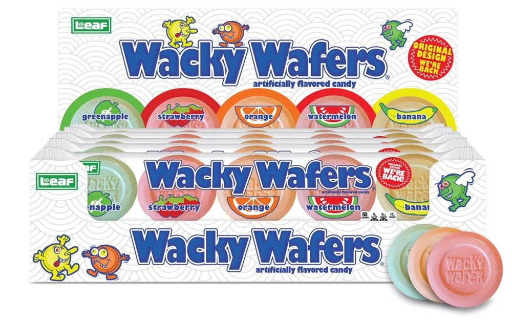 Leaf Brands Wacky Wafers 1.2oz  6/24ct