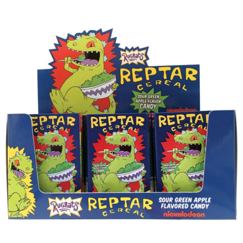 Rugrats Reptar Cereal Tin 1.2oz 10/12ct