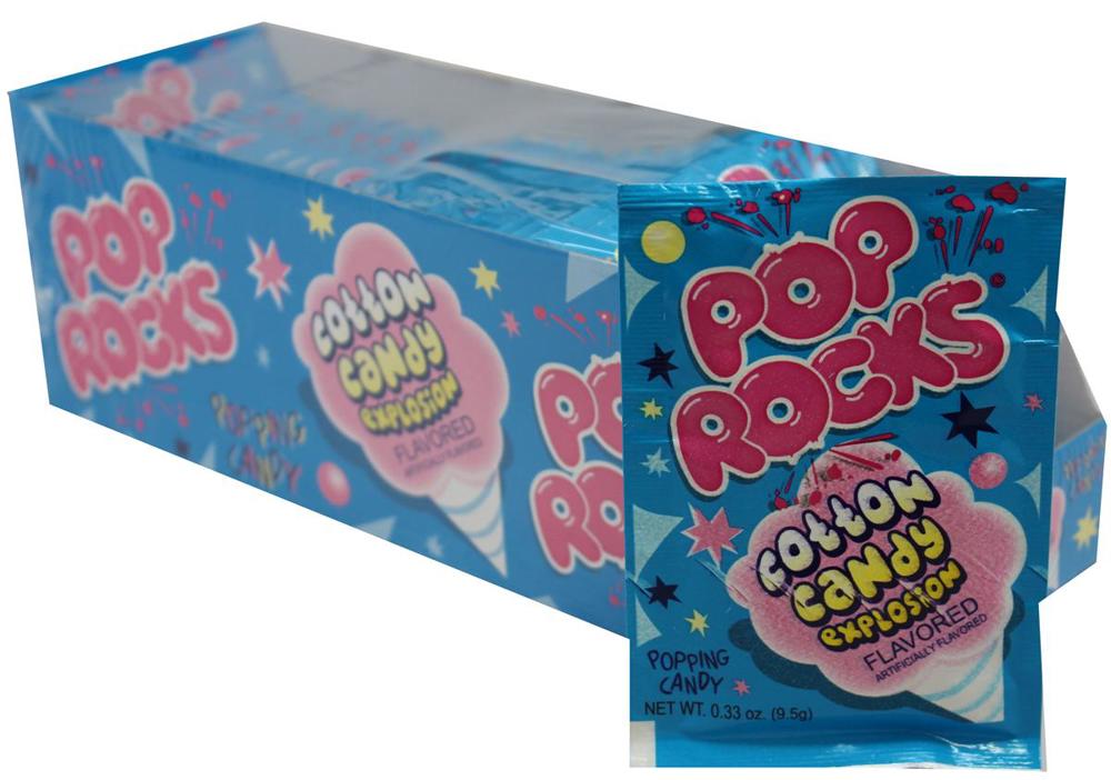 Pop Rocks Cotton Candy 20/24ct 0.33oz