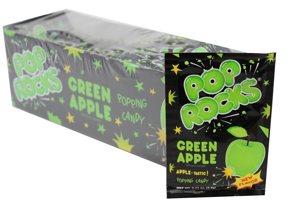 Pop Rocks Green Apple 20/24ct 0.33oz