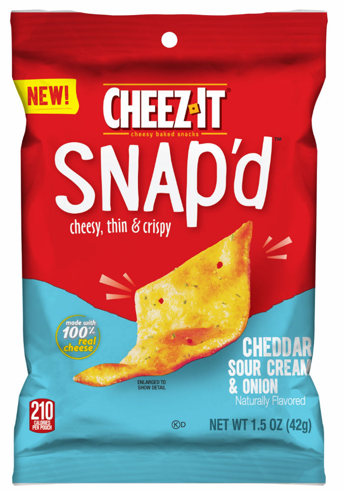 Kellogg's Cheez-It Snap'd SC & Onion 2.2 oz/6ct