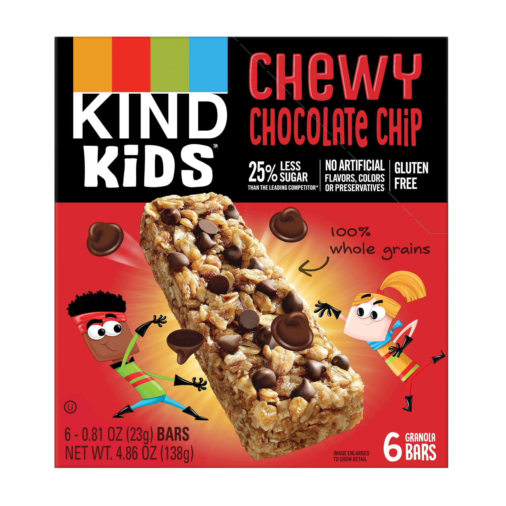 Kind Kids Bar Chocolate Chip .81oz 6pk 1/8ct