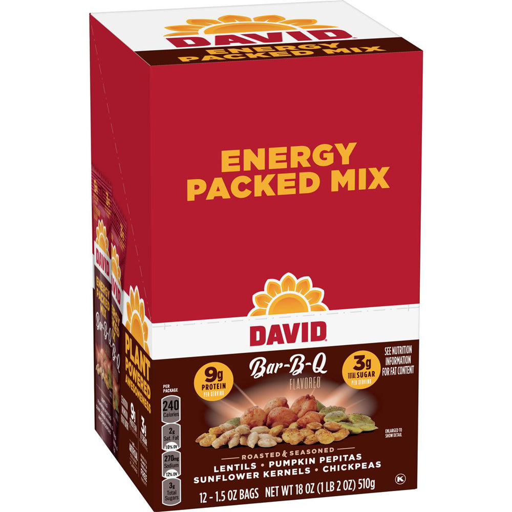 David's Energy Mix BBQ Tubes 1.5oz 6/12ct