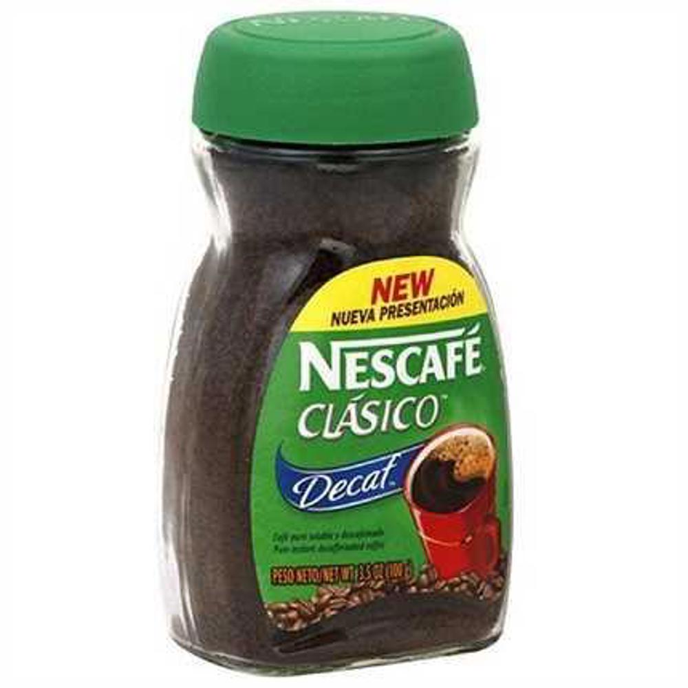 Nestle Nescafe Coffee Clasico Decaf Dawn Jar 6ct 3.5oz