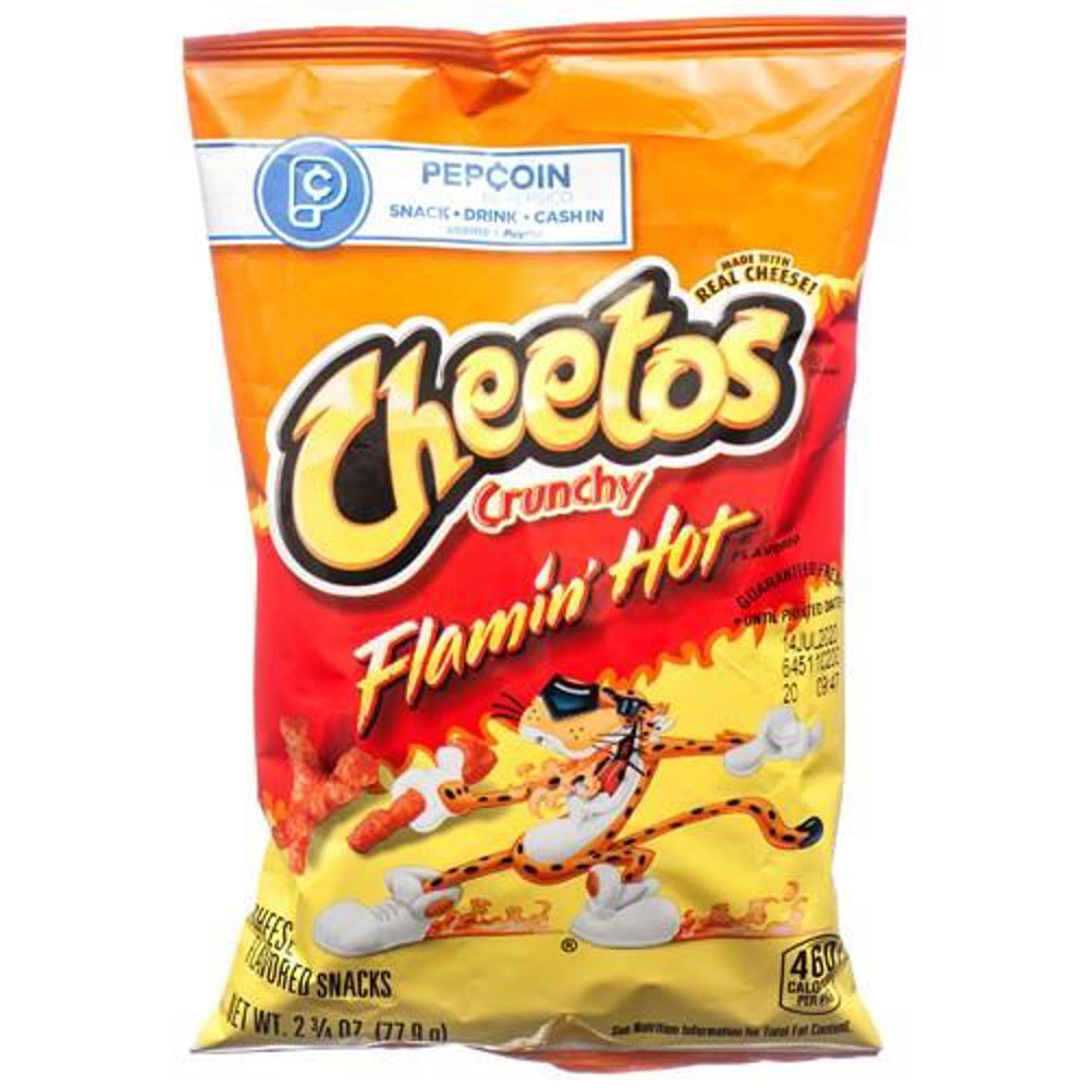 Frito Lay XVL Cheetos Crunchy Hot 2.75oz 1/32ct