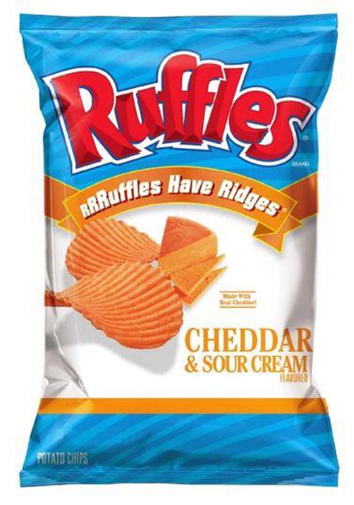 Frito Lay LSS Ruffles Ridged Cheddar & Sour Cream 64ct 1.5oz