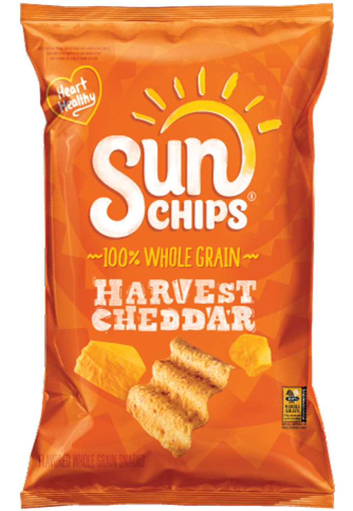 Frito Lay LSS Sunchips Multigrn Snacks Harvest Cheddar 64ct 1.5oz