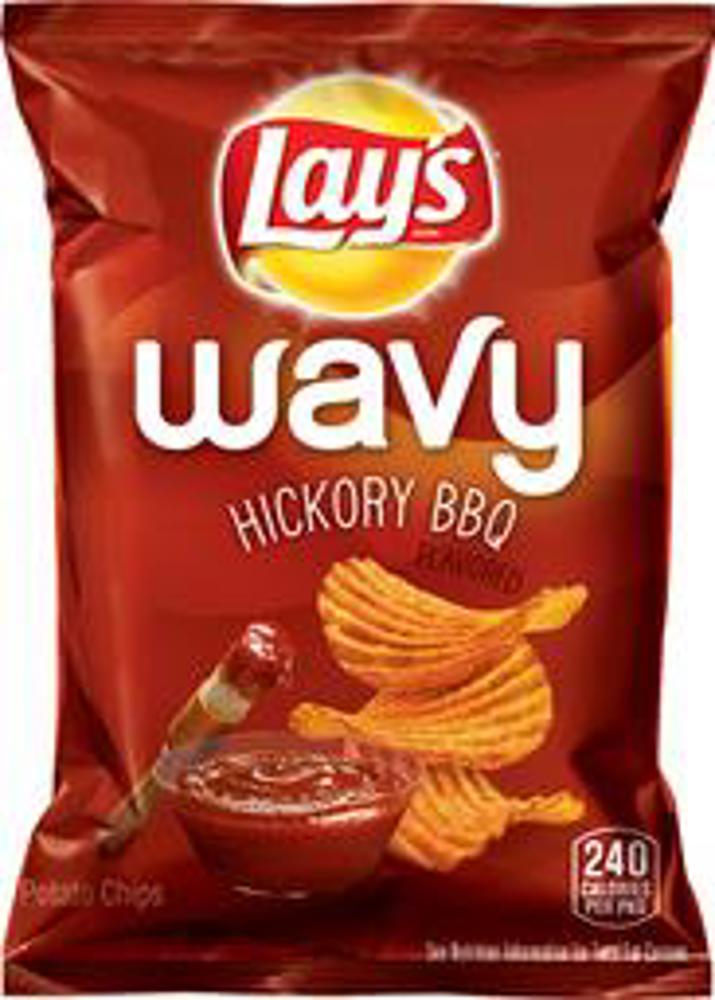 Frito Lay LSS Lay's Wavy Hickory BBQ 64ct 1.5oz