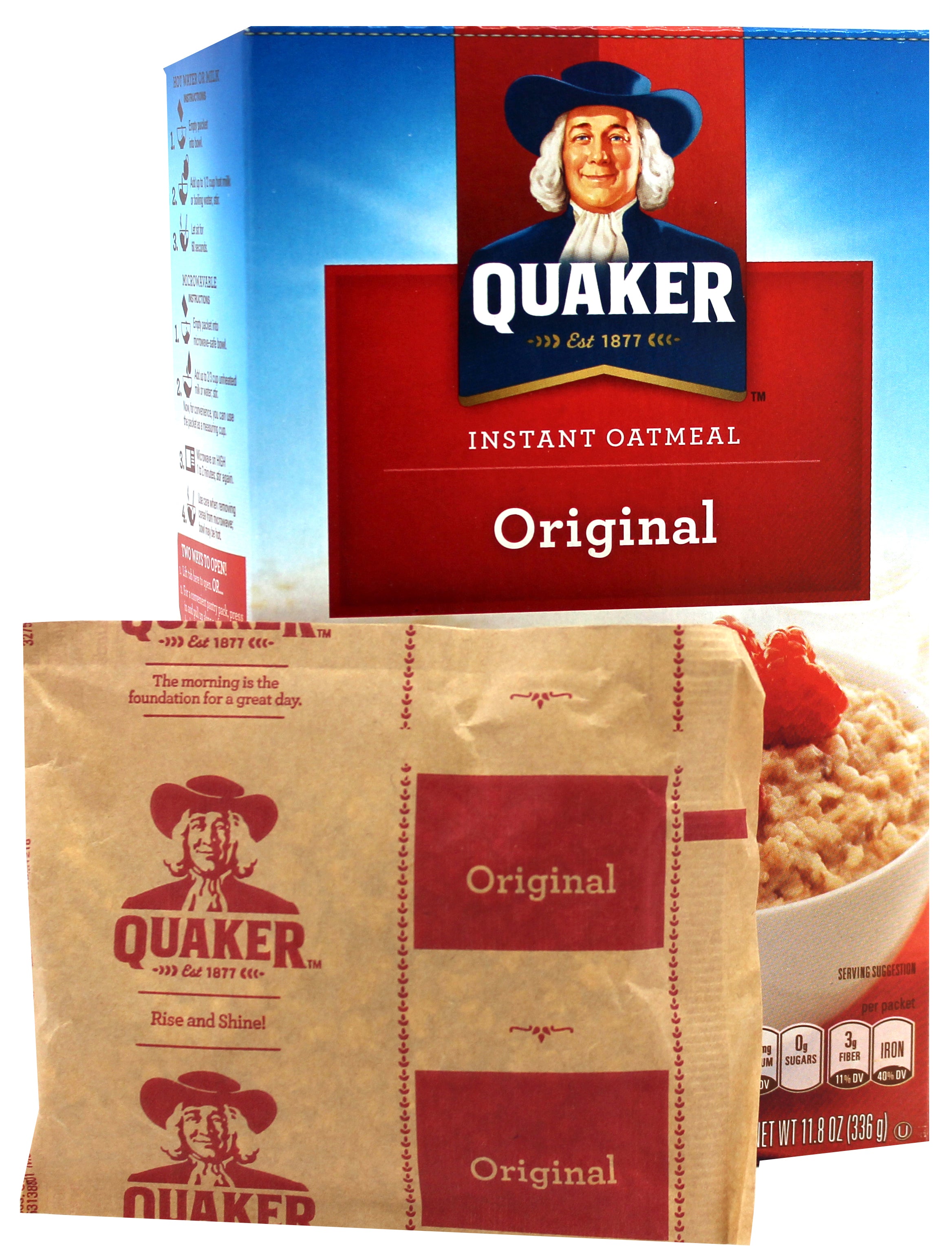 Quaker Instant Oats Loose Pack Oatmeal 12ct 11.8oz