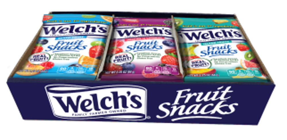 Welch's Variety Fruit Snacks (3 Flavors MF,IF,BNC)  2.25oz