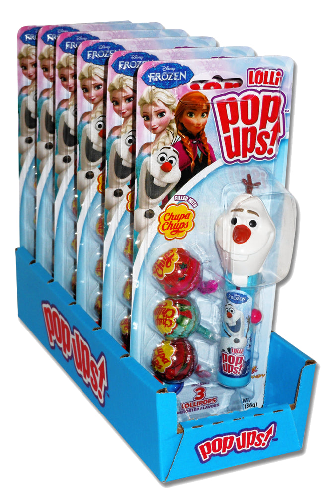 Licensed Pop Up Blister Cards Olaf 6/6ct 1.26oz