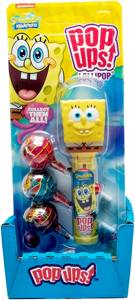 Spongebob Pop Ups Blister Card CD1.26oz. 6/6ct