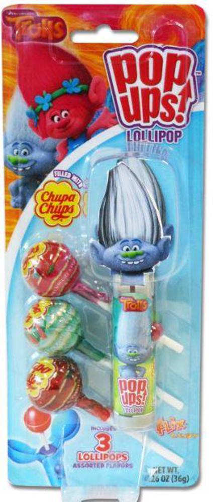 Licensed Pop Up Blister Cards Trolls 6/6ct 1.26oz