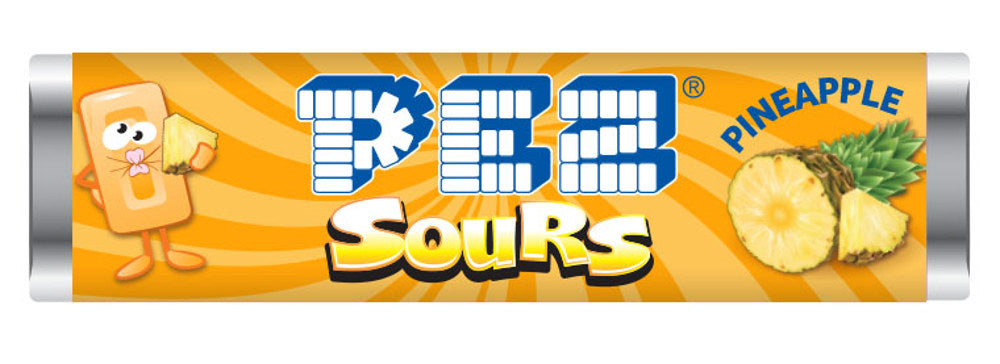 Pez Bulk Unwrapped Sour Pineapple Candy 2/10 lb