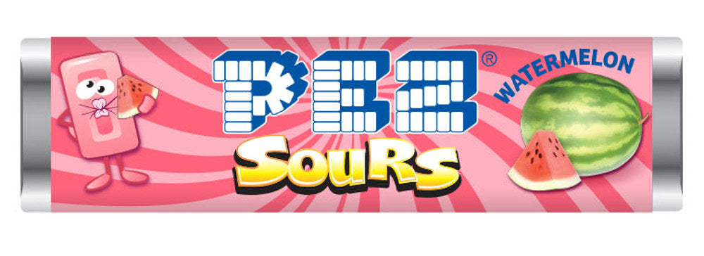 Pez Bulk Unwrapped Sour Watermelon Candy 2/10 lb