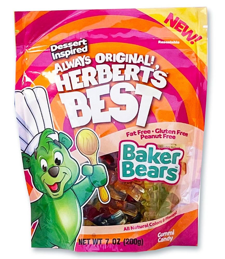 Herbert's Best Gusset Bags DRC Baker Bears 7oz 1/10ct