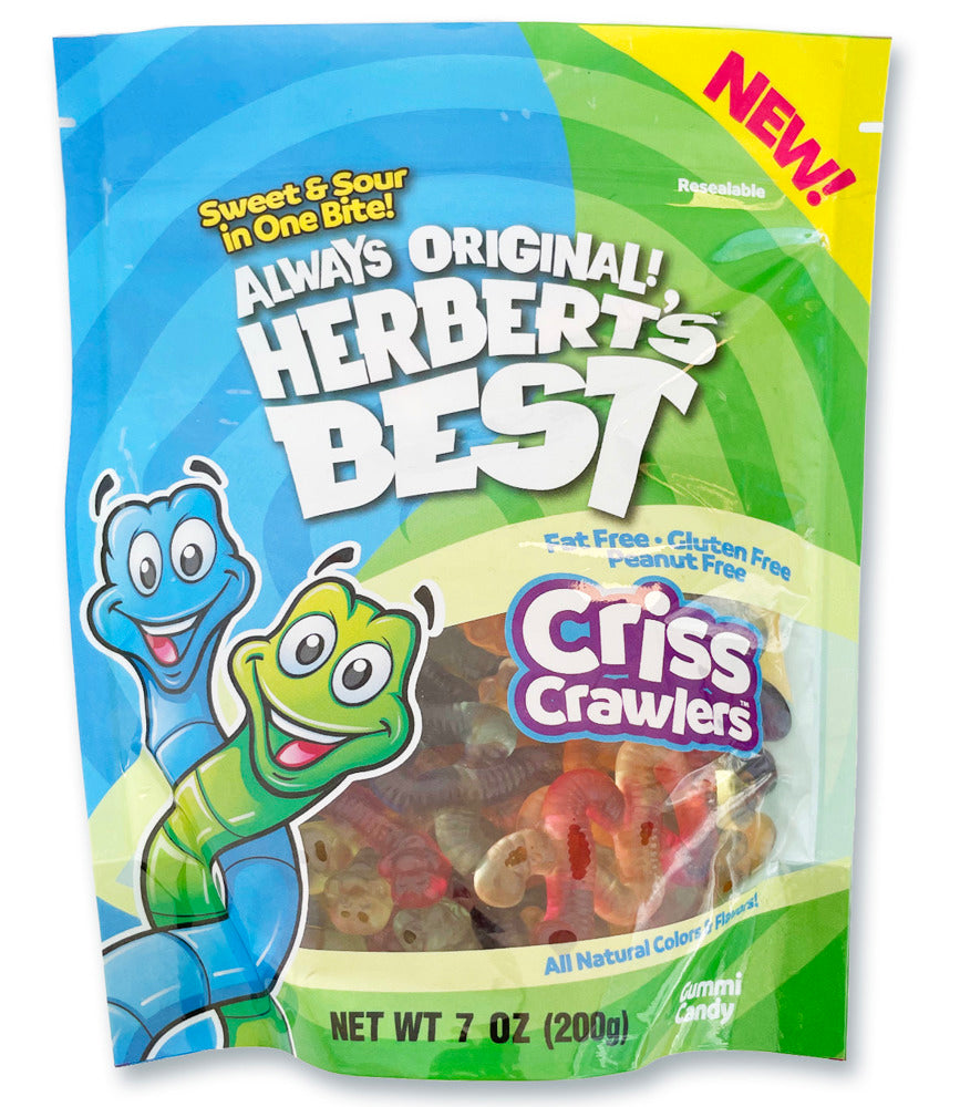 Herbert's Best Gusset Bags DRC Criss Crawlers 7oz 1/10ct