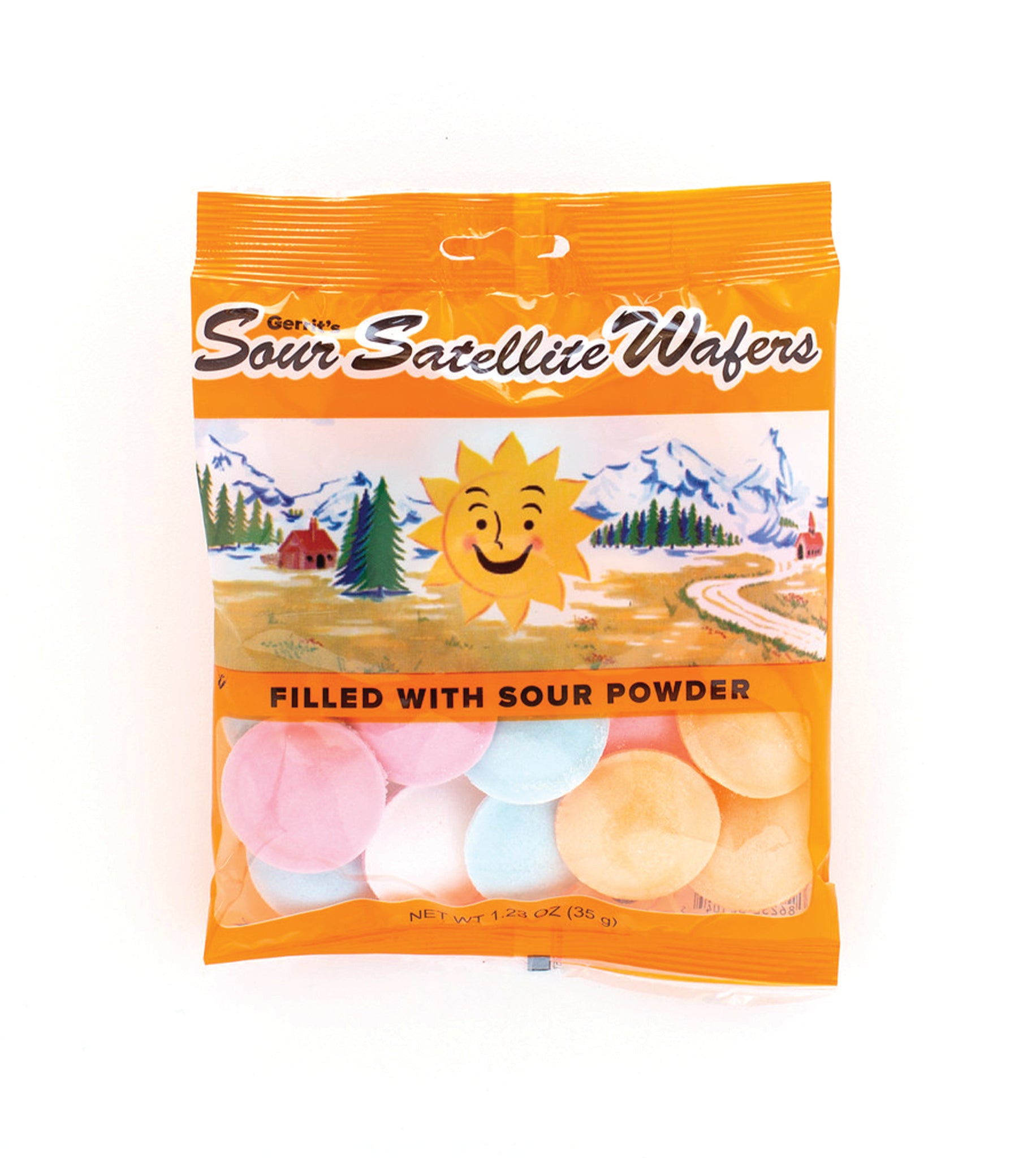 Satellite Wafers Sour Bag  1.23oz  12 Ct