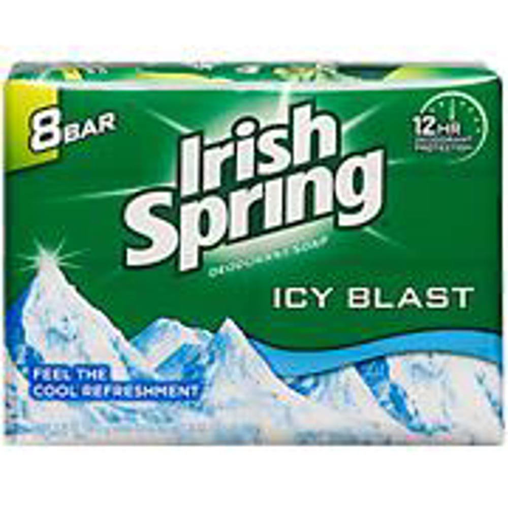 Irish Spring Icy Blast 8 Pack 9ct 8Pack3.75oz