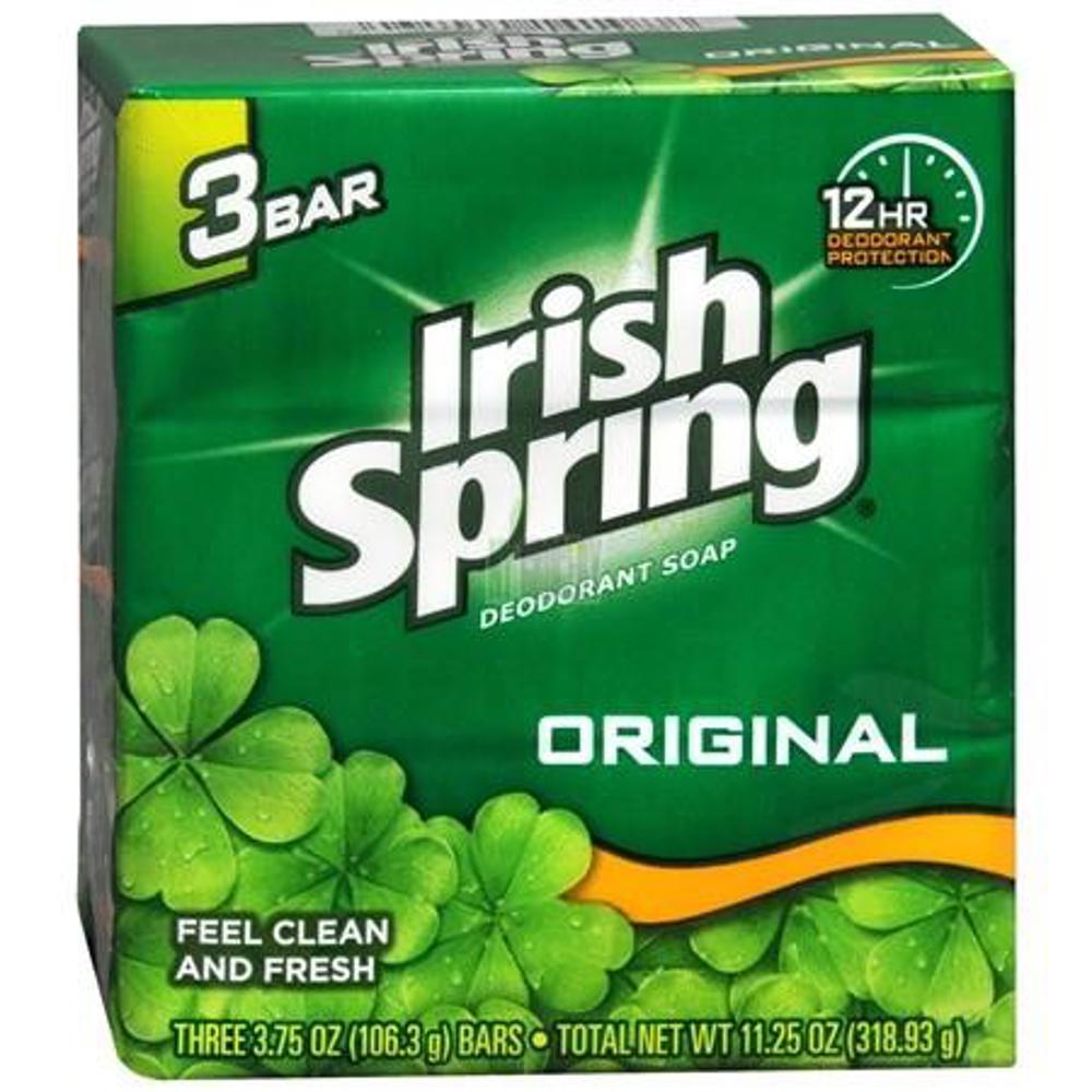 Irish Spring Original 3 Pack 18ct 3Pack3.75oz