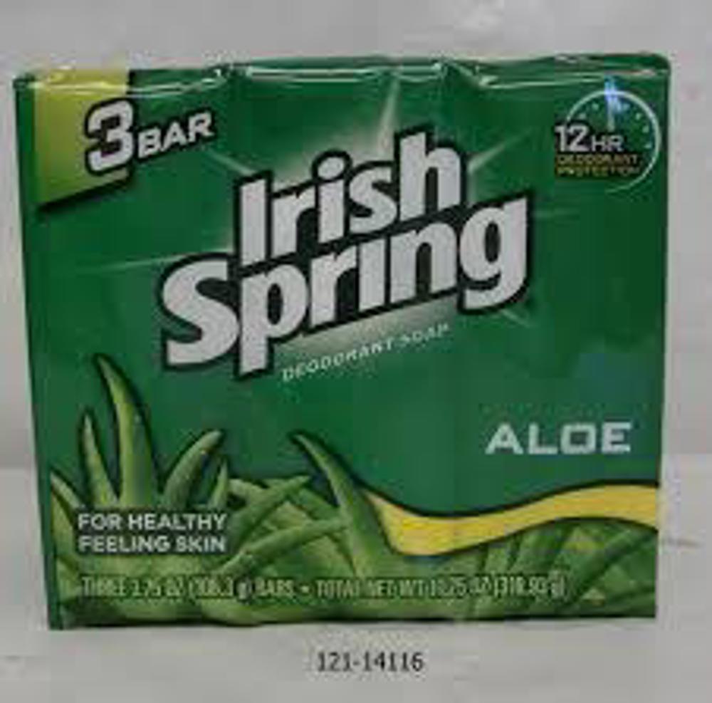 Irish Spring Aloe 3 Pack 18ct 3Pack3.75oz