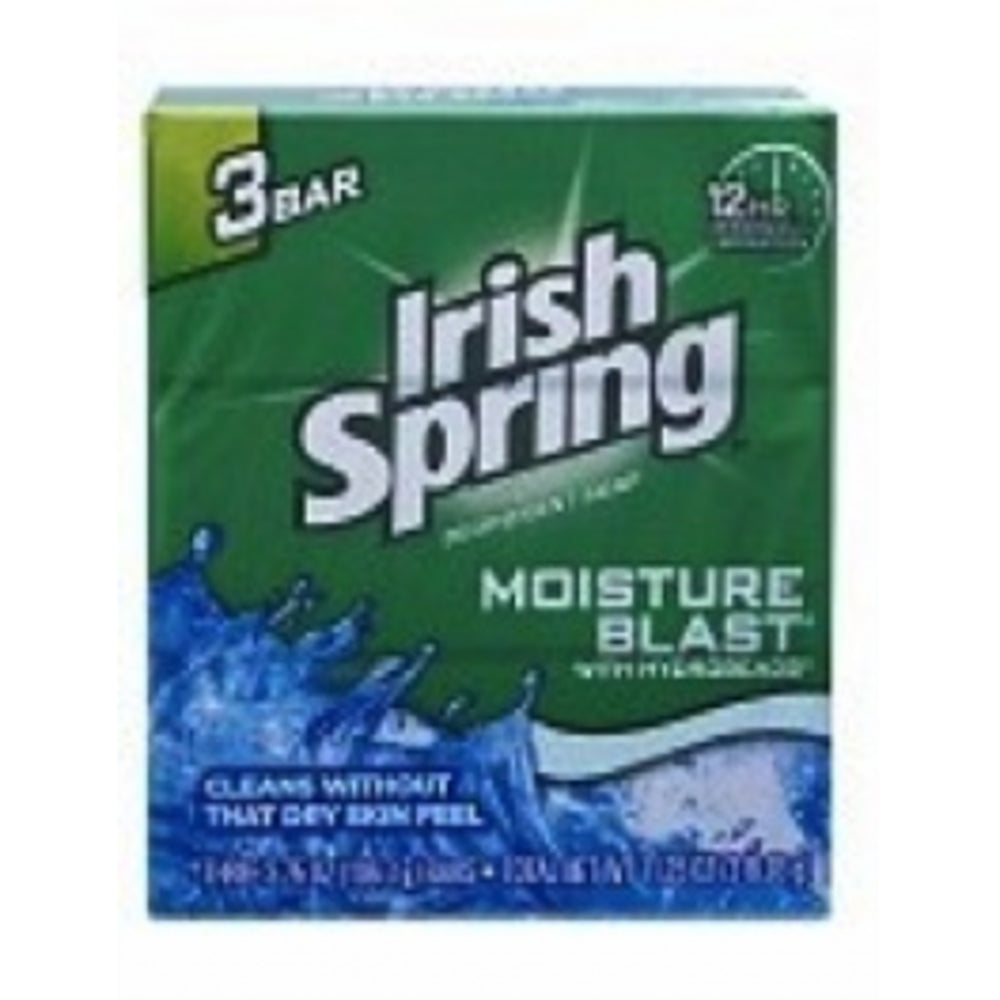 Irish Spring Moisture Blast 3 Pack 18ct 3Pack3.75oz