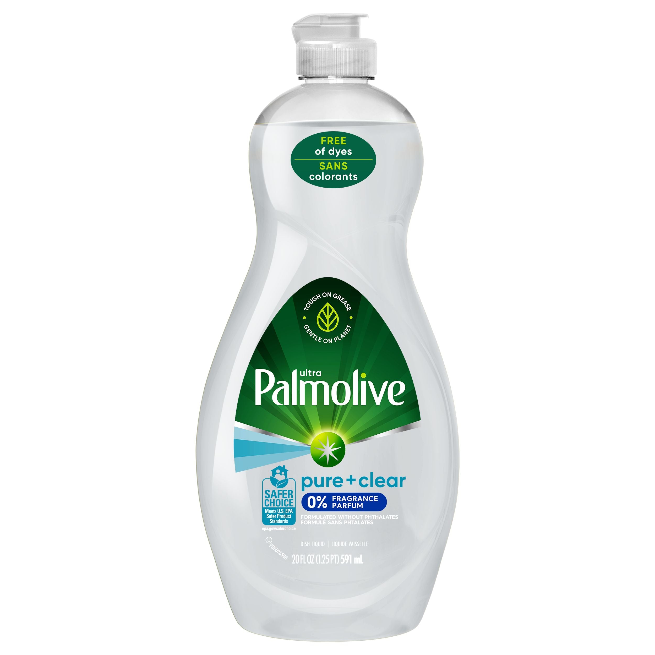 Palmolive Ultra Dish Liquid Pure & Clr Frag  9/20oz