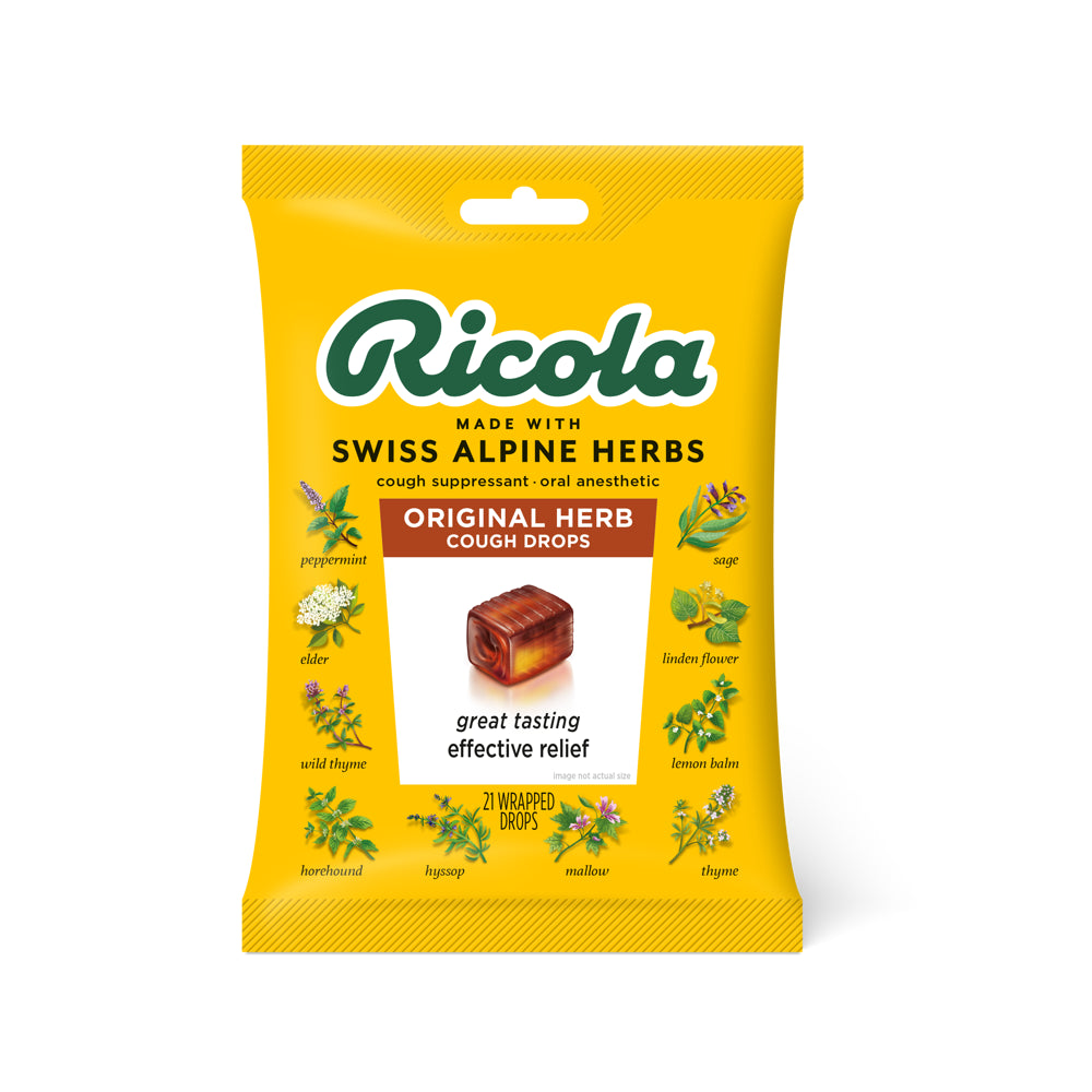 Ricola Bag (21 Piece) Original-Herb 6/8ct