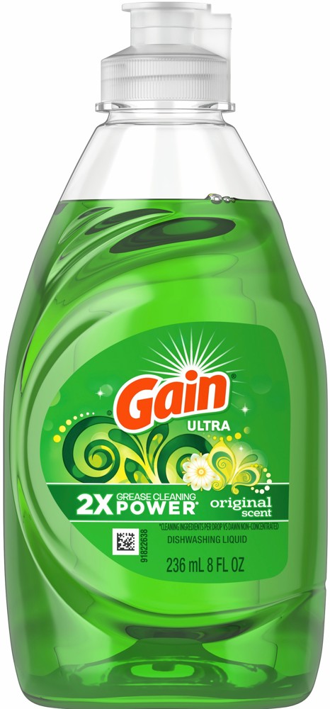 Gain Dish Ultra Concentrated Original 8oz 1/12ct