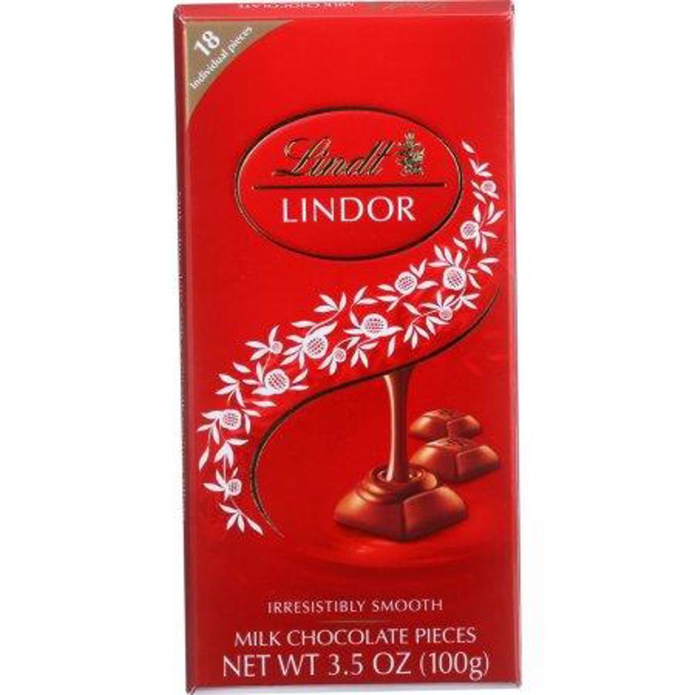 Lindor Truffle Bars Truffles Milk Chocolate 12/12ct 3.5oz