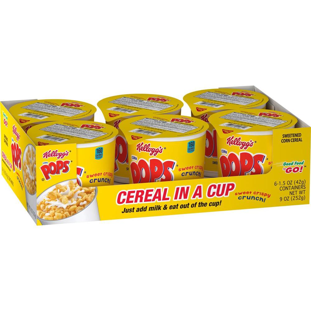 Kellogg's Cereal In A Cup Corn Pops 10/6ct 1.5oz