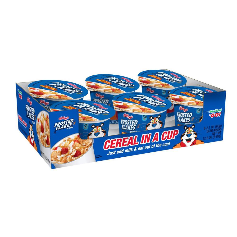 Kellogg's Cereal In A Cup Frosted Flakes 10/6ct 2.1oz