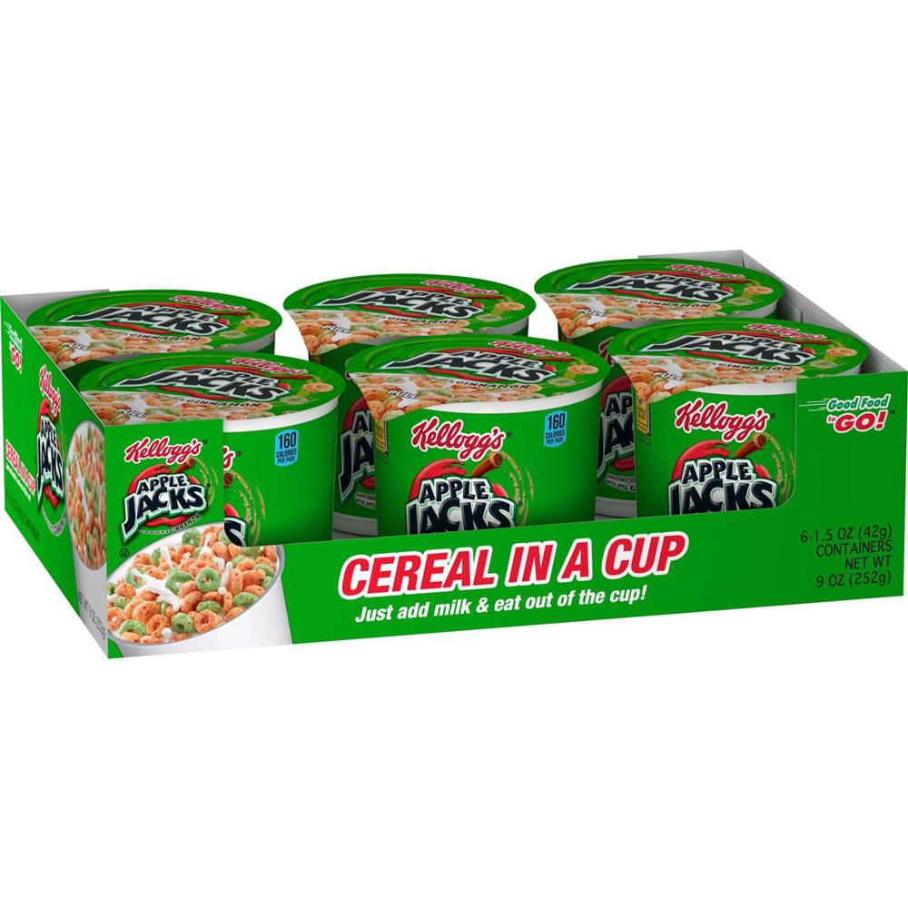 Kellogg's Cereal In A Cup Apple Jacks 10/6ct 1.5oz